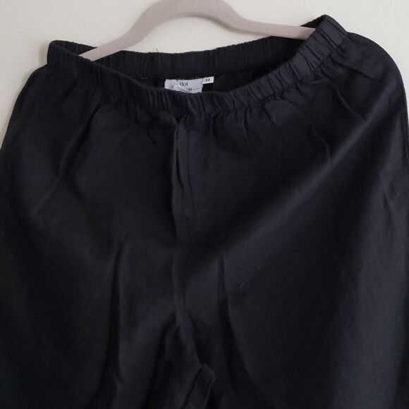 HOT Cotton by Marc Ware Black Linen Pants - Picture 3 of 5